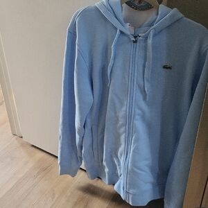 Lacoste Women's Blue Hoodie Sweater